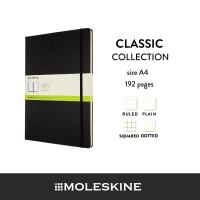 Moleskine สมุดบันทึก ปกแข็ง สีดำ ขนาด A4 MOLESKINE NOTEBOOK A4 HARD COVER BLACK