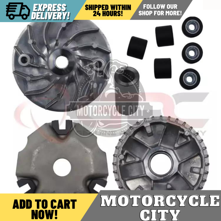 GPC CVT Complete Front Drive Face / Driven Face Pulley Set for Honda