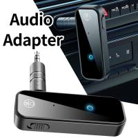 2 In 1 BT 5.0 Transmitter Receiver USB Wireless 3.5mm Audio AUX Adapter Adapter Car Audio E9D0