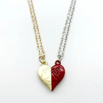 Magnetic Matching Heart Necklaces | Cloverbliss Co. | Unique Gifts & Gadgets