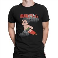 Men T-Shirts Sky Vintage 100% Cotton Tees Short Sleeve Astroboy T Shirts Round Collar Clothing Party