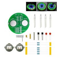 TIANFANG โคมไฟหมุนแบบอินไลน์บอร์ด PCB Diy โครงการโซดาอิเล็กทรอนิกส์ Diy ไฟกระพริบเชื่อมอิเล็กทรอนิกส์แอลอีดีชุดอิเล็กทรอนิกส์ DIY ส่วนประกอบชุดอิเล็กทรอนิกส์ดีไอวายชุดลูกข่างไจโร Diy ชุดเชื่อมไจโรอิเล็กทรอนิกส์