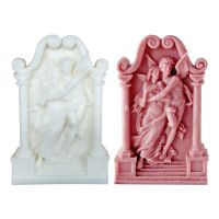 3D Love Angel Silicone Candle Mold DIY Roman Arch Couple Form Shape Making Resin Soap Mold Valentines Day Gift Home Decor Craft