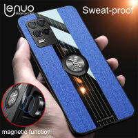 Lenuo เคสโทรศัพท์ขาตั้งโทรศัพท์ Realme 8 5G 6 7i 7Pro Realme 3 5 Pro ทำจากวัสดุฝาหลังหนัง TPU นิ่ม