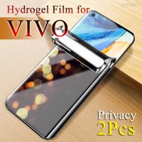 （ATG） IQOO9Pro X70Pro PrivacyFilm สำหรับ VIVO X80X60Pro X50Pro Soft Anti-Peeping ป้องกันหน้าจอ IQOO 8Pro 7 5Pro NEX3S