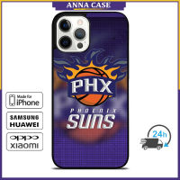 Phoenix Suns Team Phone Case for iPhone 14 Pro Max / iPhone 13 Pro Max / iPhone 12 Pro Max / XS Max / Samsung Galaxy Note 10 Plus / S22 Ultra / S21 Plus Anti-fall Protective Case Cover