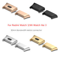 อะแดปเตอร์สายนาฬิกา20มม. สำหรับ Redmi Watch3สายรัดข้อมือนาฬิกาข้อมืออัจฉริยะแจ็ค RCA สำหรับ Xiaomi Mi Watch Lite 3