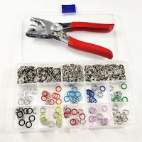 100200 Sets 10 Colors 9.5mm Metal Prong Snap Buttons Fasteners Press Studs Poppers Baby Romper Buckle+Button Plier+Storage Box