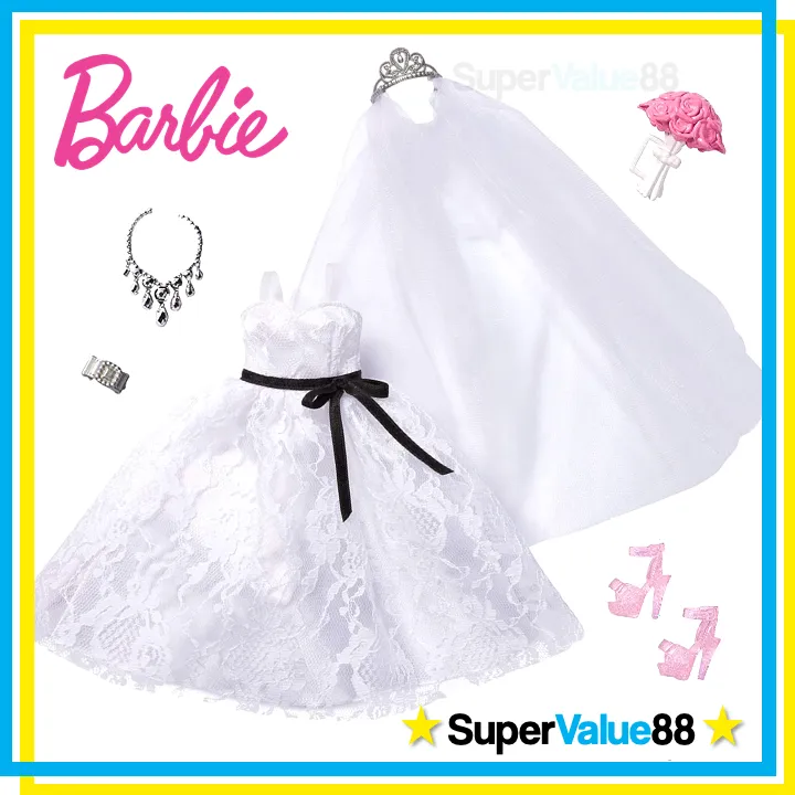 barbie fashion pack bridal outfit