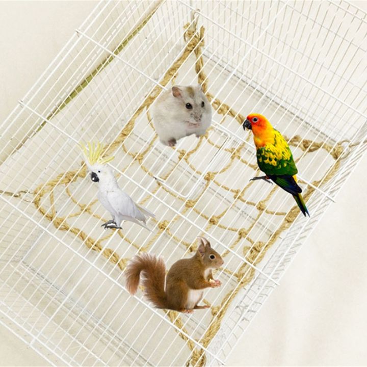 parrot-climbing-net-bird-toy-swing-rope-ladder-net-bird-stand-net-hammock-with-hook-bird-hanging-climbing-chewing-biting-toys