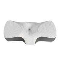 Simple Ergonomic Curve Inward-retracting 3 Partitions Sleep Neck Pillow Bedroom Supply Neck Pillow Travel Pillow Travel pillows