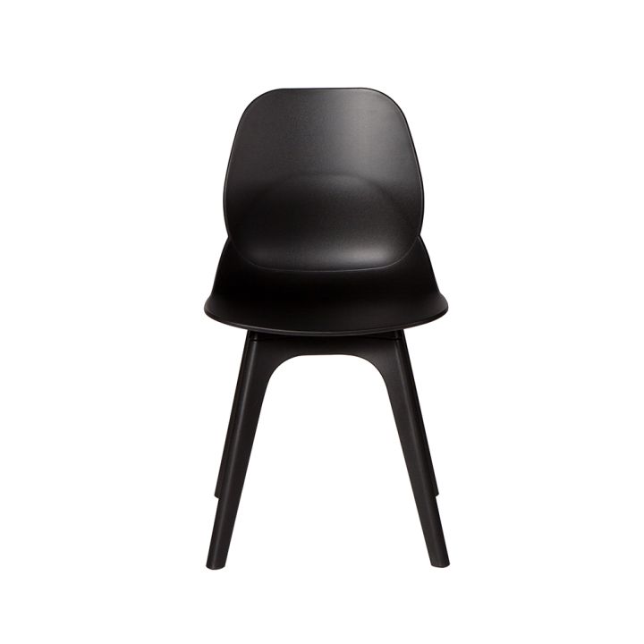 modernform-เก้าอี้สัมมนา-เก้าอี้จัดประชุม-บอดี้พลาสติกสีดำ-ขาไนลอน-รุ่น-ct619