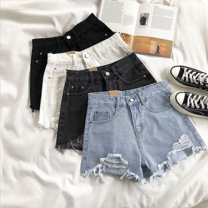 casual-high-waist-denim-shorts-women-summer-plus-size-pocket-tassel-hole-ripped-jeans-short-female-femme-short-pants-women