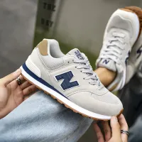 574 รองเท้ากีฬาผู้ชายฤดูใบไม้ผลิและฤดูใบไม้ร่วง New Balance รองเท้าวิ่งเย็นผู้หญิง Putian ฤดูใบไม้ร่วงรองเท้าผู้ชายลำลองของแท้