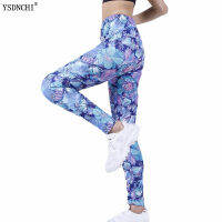 【cw】YSDNCHI Hot Sales Printing Pants ashion Silm Clothing Ladies Fitness Legging Workout Stretchy Trousers Leggins Sportswear