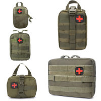 การล่าสัตว์ Survival First Aid Kit กระเป๋าทหาร EDC Pack Molle ยุทธวิธีเอวกระเป๋ากลางแจ้ง SOS กระเป๋า Army Pack เข็มขัดกระเป๋าเป้สะพายหลัง