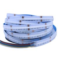 5M/Roll COB LED Strips 840LEDs/M 608LEDs High Density Flexible COB RGBCCT RGB CCT LED Lights DC24V LED Tape rgb light strip