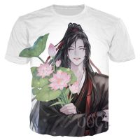 Mo Dao Zu Shi Tshirt Casual Anime Wei Wu Xian T Shirt 3D Print Grandmaster T-shirt Sweatshirt Oversized Shirt Hip Hop Streetwear