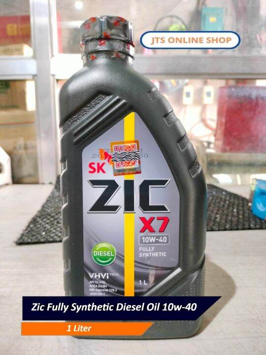 Zic Fully Synthetic Diesel Oil 10w-40 LITER | Lazada PH