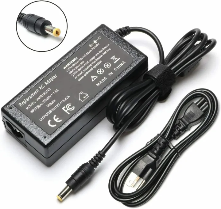 AC Adapter for Acer Aspire E5-576 E5-576G Series Laptop Charger 19V 3 ...