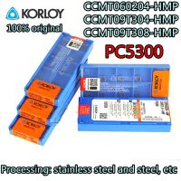 100% เดิม CCMT060204 CCMT09T304 CCMT09T308 HMP PC5300 KORLOY คาร์ไบด์แทรกการประมวลผล: สแตนเลสและเหล็ก ฯลฯ