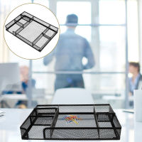 Chaoshihui Office Office Office Mesh File Organizer Metal Holder Document Organizer สำหรับผู้จัดงานโต๊ะทำงาน