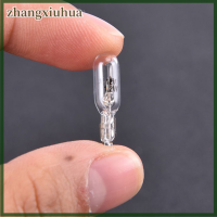 Zhangxiuhua หลอดไฟ W2W ฮาโลเจน T5 12V ไฟเปิดปิดอัตโนมัติแดชบอร์ดไฟเครื่องมือรถ20ชิ้น