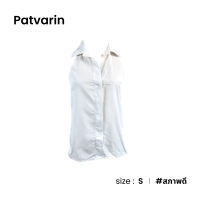 Patvarin เสื้อเชิ้ตเเขนกุด D035-5