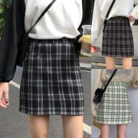 COD ❐ The Outline Shop27dgsd6gfd ?Women Clothing High Waist Short Skirt A-line Plaid Skirt ?Korean Style