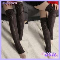 SYBOOKS Xmas Gifts Leggings Winter Warm Knit Crochet High Knee Boot Socks Leg Warmers