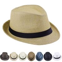 Mens Hat Men Cowboy Panama Caps Gangster Cap Wide Brim