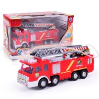 Cross-border childrens toy electric fire truck can spray water electric universal simulation sound light fire fire sprinkler toys