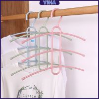 Yiha ไม้แขวนเสื้อ ก้างปลา ไม้แขวน 3 ชั้น Portable Hanger มีสินค้าพร้อมส่ง