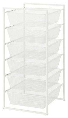 JONAXEL Storage combination, white, 50x51x104 cm (ยูเน็กเซล ชุดตู้เก็บของ, ขาว, 50x51x104 ซม.)
