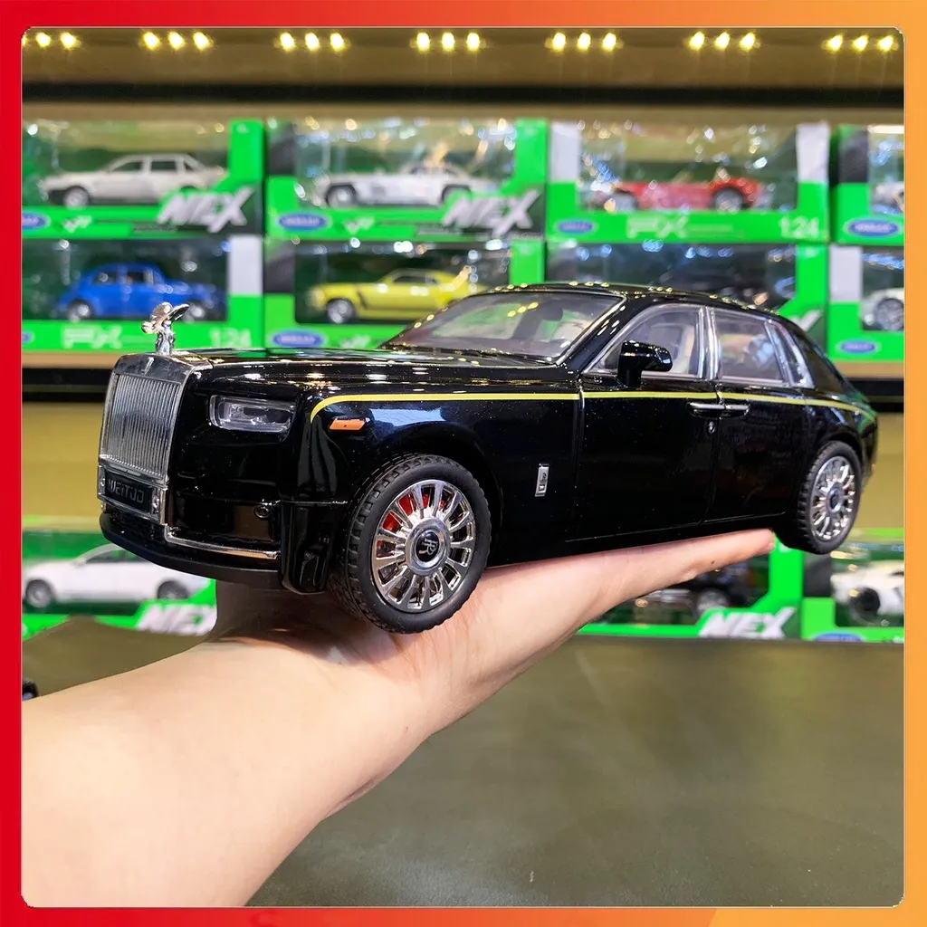 Xe mô hình Rolls Royce Phantom XLG tỷ lệ 124  Blue Mô Hình