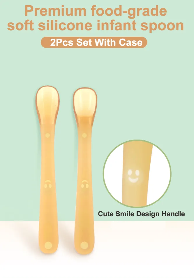 7pk Baby Feeding Weaning Spoons BPA Free Plastic Easy To Hold Toddler –  Bigbasketuk