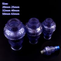 【CW】 1PC 20 63mm UPVC Transparent Garden Irrigation Aquarium Tube Watering Fittings Pipe