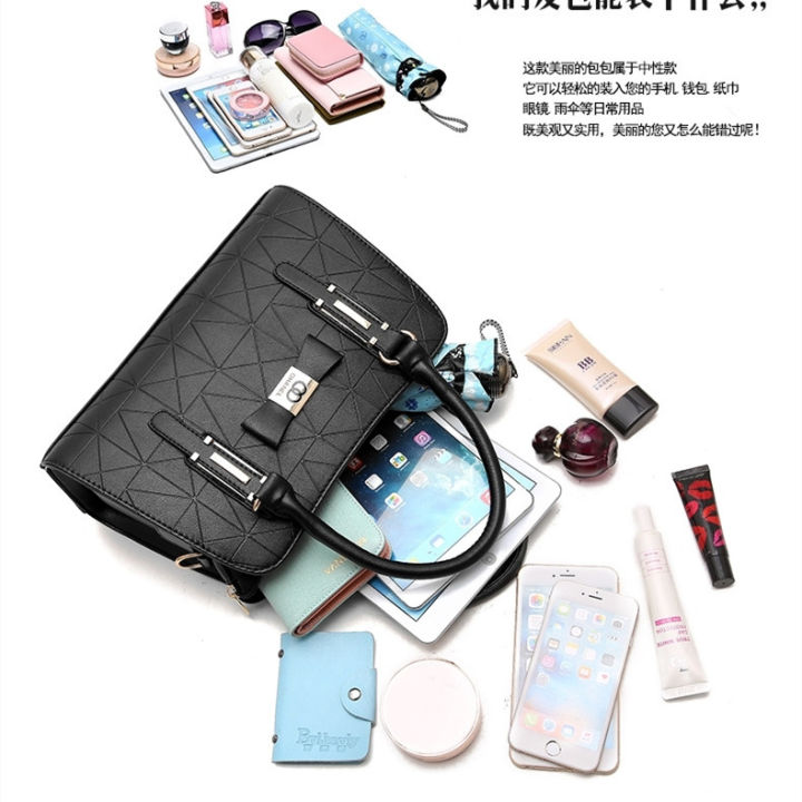 miss-lava-free-shipping-ส่งฟรี-กระเป๋าแฟชั่นกระเป๋าสะพายผญใหม่ฉบับภาษาเกาหลีของหวานกระเป๋าสะพายอังกฤษ-กระเป๋าสะพายไหล่แฟชั่นกระเป๋าถือกันน้ำ