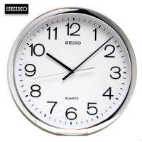 Velashop นาฬิกาแขวนติดผนังไซโก้ SEIKO รุ่น PQA041S ขอบเงิน เดินเรียบไร้เสียงรบกวน ขนาด 16 นิ้ว รับประกันศูนย์ 1 ปี, PQA041S, PQA041G, PQA041F, PQA041