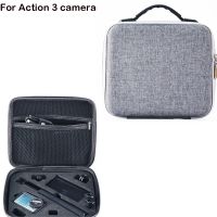 สำหรับ DJI Action 3กระเป๋าหิ้วกล่องกันน้ำเคสใส่ของกระเป๋าถือแบบพกพากล้องเพื่อการกีฬา Osmo Action 3อุปกรณ์เสริม