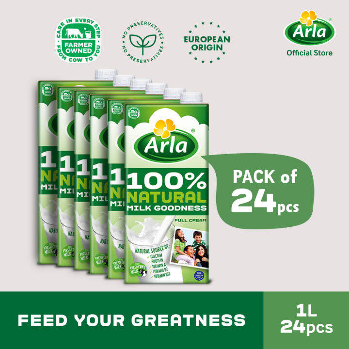 Arla Full Cream Milk 1L 24Pack Lazada PH