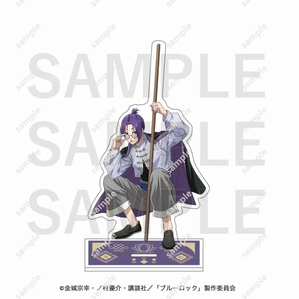 Anime japonês AZUL LOCK Figura Suporte Brinquedos Itoshi Rin Nagi Seishiro Bachira  Meguru Acrílico Em Pé