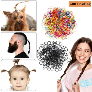 Mini Rubber Bands, Soft Elastic Bands, Premium Small Tiny Rubber Bands for  Kids Hair, Braids Hair, Wedding Hairstyle (1000 pcs, Multicolor)