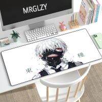 อะนิเมะหลายขนาด Tokyo Ghoul kaneki ken 40 * 80 ซม. แผ่นรองเมาส์ขนาดใหญ่สำหรับเกมอุปกรณ์ต่อพ่วงเมาส์แผ่นรองโต๊ะอุปกรณ์คอมพิวเตอร์