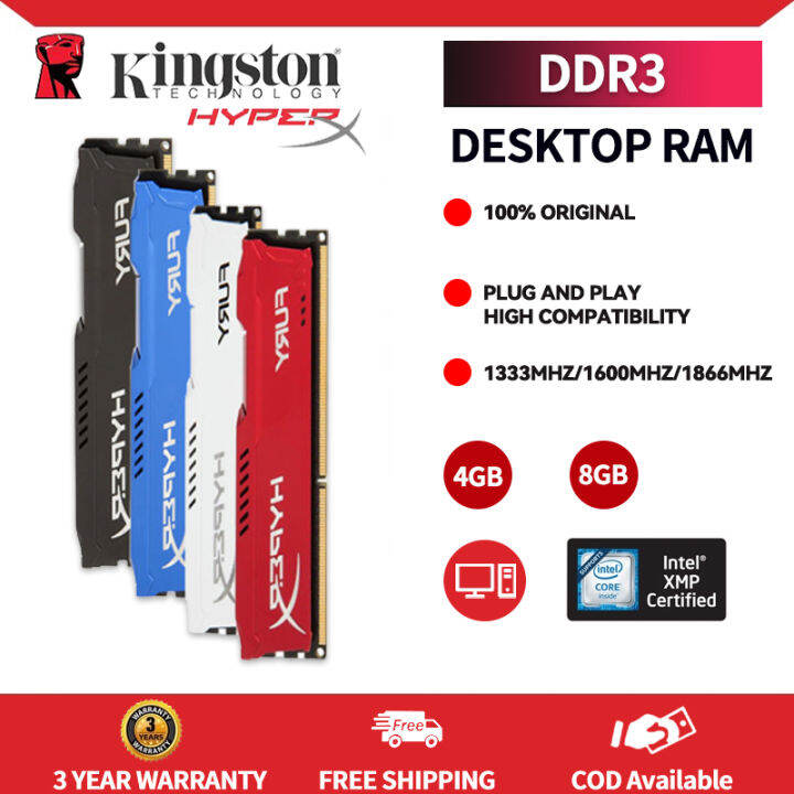 Kingston hyperx fury ddr3 on sale 4gb