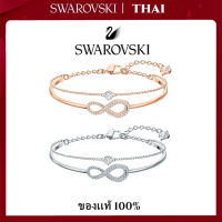 THAI?swarovsk กำไล แท้ ความรักนิรันดร์ กำไลข้อมือ สร้อยข้อมือ คริสตัลแฟชั่น Infinity Bracelet ของแท้ 100%