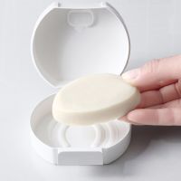 Soap Box Dish Plate With Lid Lock Sealed Travel Hiking Leakproof Container Holder Home Shower Bathroom Storage Cover Case Soap Dishes