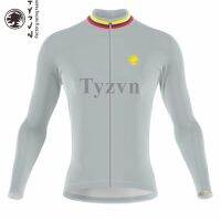 TYZVN เสื้อขี่จักรยานผ้าฟลีซเก็บความร้อนสำหรับผู้ชายเสื้อเจอร์ซีย์กีฬาขี่จักรยาน MTB เสื้อผ้าสำหรับขี่จักรยานเสือภูเขาให้ความอบอุ่นเสื้อตัวบนสำหรับแขนยาว