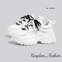 Kingdom_Fashion ยอดนิยม รองเท้าผู้หญิง รองเท้าผ้าใบ รองเท้าสุขภาพ รองเท้าแฟชั่น B26F02H 37Z230912