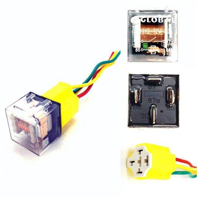 Motorcycle Horn Relay Transparent & Socket 12V Set | Lazada PH